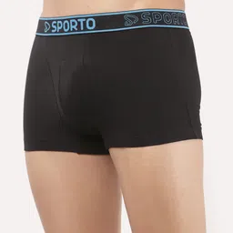 Sporto by Macho Men Pack Of 4 Short Trunks Sprto_M1022-B1-Dnm1-G1-M1-S image 3