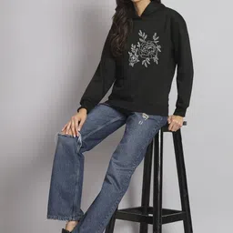 CORSICA Women Polyester Printed Hooded Pullover Sweatshirt-image-58