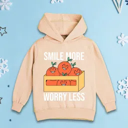 NUSYL Girls Graphic Printed Long Sleeve Hooded Sweatshirt-image-80