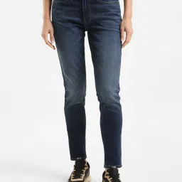 levi's Women's 711 Blue Skinny Fit Mid Rise Jeans image 1