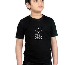 Chombooka Kids Printed Monochrome Pure Cotton T-shirt-image-88