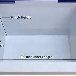 randal 6 L Plastic Insulated Chiller Ice Box | Travel Party Bar Ice Cubes | Cold Drinks | Medical Ice Bucket image 3