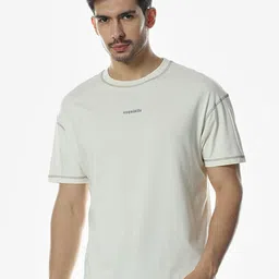 Klub Fox Typography Printed Drop-Shoulder Sleeves Oversized Cotton T-shirt-picture-11