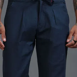 The Roadster Lifestyle Co Men Mid-Rise Relaxed Fit Trousers image 4