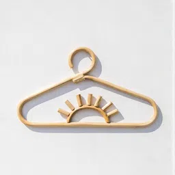 auorcrafts Brown Wooden Cloths Hanger-picture-12