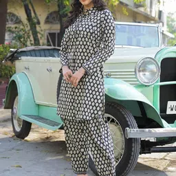 KALINI Printed Pure Cotton Kurta Sets image 5