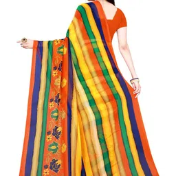 KALINI Women Floral Printed Saree image 2