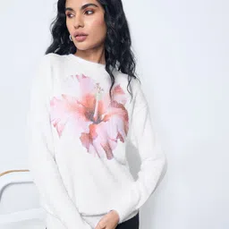 Honey by Pantaloons Women Floral Printed Pullover-image-39