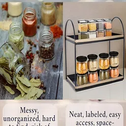 NIYARA Gold-Toned And Black Multi-Utility Organisers image 4