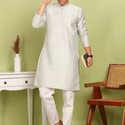 Anouk Men Regular Kurta with Pyjamas image 5