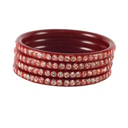 Vidhya Kangan Red Bangle Set-picture-36