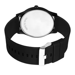 Gopal Shopcart Unisex Silicon Straps Analogue Watch SilmBLK-Islamic-NUM08-804BLK_SH image 4