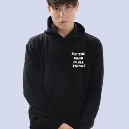 faltu.co FALTU.COMen Pure Cotton Printed Hooded Sweatshirt image 3