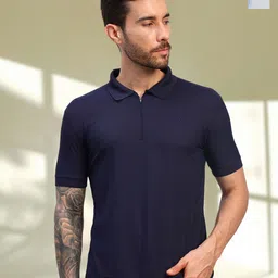 MONTCLAIR Pack Of 2 Polo Collar T-shirts-image-11