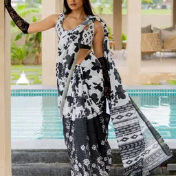 MIRCHI FASHION Floral Printed Party Wear Saree-image-40
