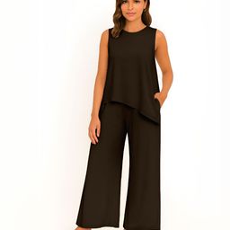 Moomaya Womens 2 Pcs Lounge Set With Pockets-picture-7