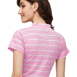 NiloBerry Striped Crop Top image 2