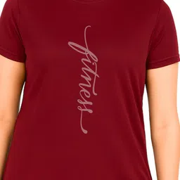 3Colors Women Typography Printed Dri-FIT T-shirt image 3