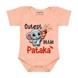 Arvesa My First Diwali Printed Bodysuit-picture-13