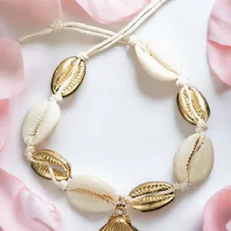 DressBerry Sea Shell Beaded Anklet-picture-11