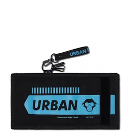 Urban Monkey Unisex Typography Printed Three Fold Wallet image 2