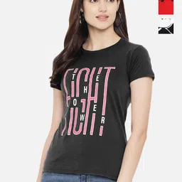 Dreambe Women Typography 3 Wonder Woman Printed Applique T-shirt-picture-15