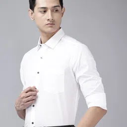 Arrow Manhattan Slim Fit Striped Pure Cotton Formal Shirt-image-73
