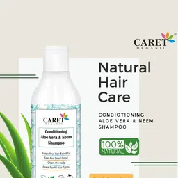 CARET ORGANIC Set Of 5 Aloevera & Neem Shampoo-300ml Each image 3