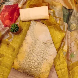 SAINOOR Organza Unstitched Dress Material-picture-14