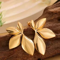 SZN Leaf Shaped Studs Earrings-picture-48
