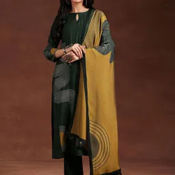 Libas Women Floral Printed Kurta with Trousers & Dupatta-image-32