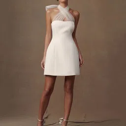 Bee Boe Satin A-Line Mini Dress-image-59