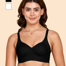 DressBerry Breathable Cotton Plus Size M-Frame Minimiser Padded Bra-picture-26