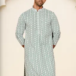 Anouk Men Viscose Rayon Straight Kurtas image 2