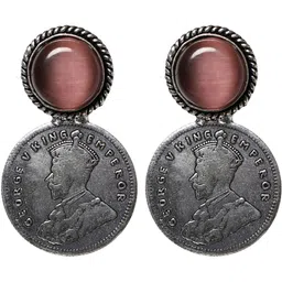 PATOLA BY VJ Circular Drop Earrings image 5