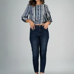 HERE&NOW Striped Crop Top-picture-19