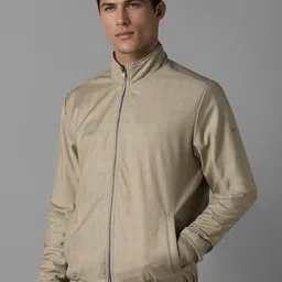 Louis Philippe Sport Men Checked Open Front Jacket image 3