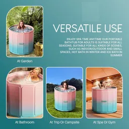 myrra Bath tub for adult for bathroom Tub for Home SPA, Maintains Hot & Cold Bath tub for adult for bathroom Tub for Home SPA, Maintains Hot & Cold Undermount Bathtub image 5