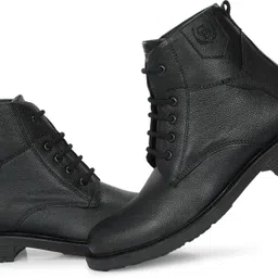 desiderio 100% Genuine Leather Casual Boots for Men Slip-Resistance,Lace Up Boots For Men image 4