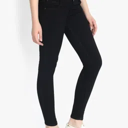 1daystreet Women Regular Mid Rise Black Jeans image 5