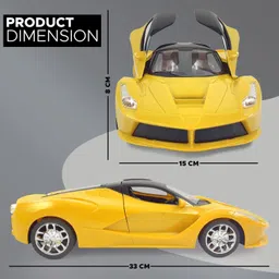 jeen sports Remote Control Car with Back Front Light, Open able Door image 3