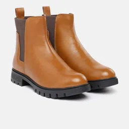 The Roadster Lifestyle Co. Women Solid Chelsea Boots-image-35