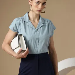 Chemistry Extended Sleeves Pure Cotton Shirt Style Top-picture-37