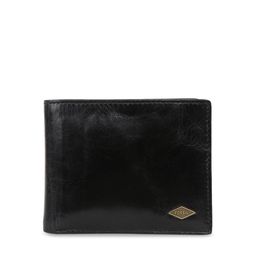 Fossil Men Black Solid Leather Two Fold Wallet-picture-35