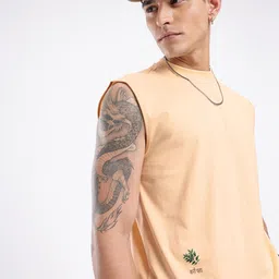 glitchez Street Vibe Sleeveless Relaxed Fit T-shirt-picture-41
