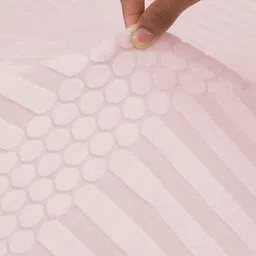 Lukzer Pink Printed Polyester 1 Piece Sofa Cover With Arms image 5