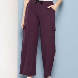 Aarika Relaxed Straight Leg Straight Fit High-Rise Cargos-picture-43