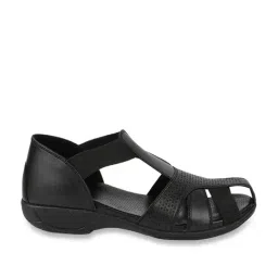 MediFeet Women's Black Ankle Strap Wedges-picture-28