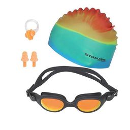 STRAUSS Pack of 4 Anti-Fog Swimming Goggles Set Swimwear Accessories-picture-44