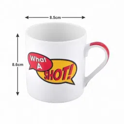 Goodhomes Multicolor Bone China Coffee Mugs (350 ml) - Set of 2 image 4